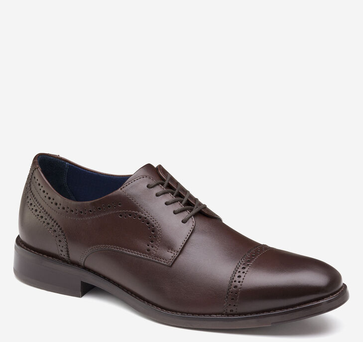 Johnston & Murphy XC Flex Austin Cap Toe Snörskor Herr - Röda/Bruna Finskor [GV3581074]